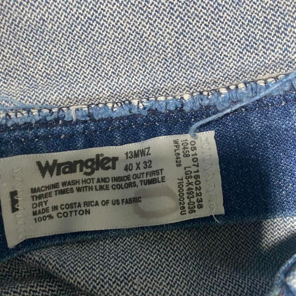 Wrangler 13MWZ Cowboy Cut Original Fit Jeans  Men's 40x32 Western Denim USA - Picture 3 of 8